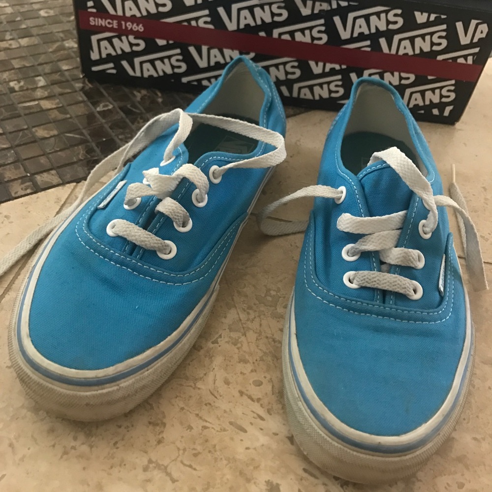 Vans blue women's size 7 men's 5.5